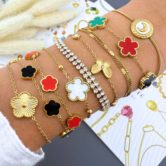 White Clover Bracelet