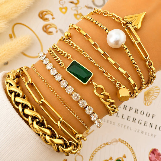 Heart Chain Bracelet