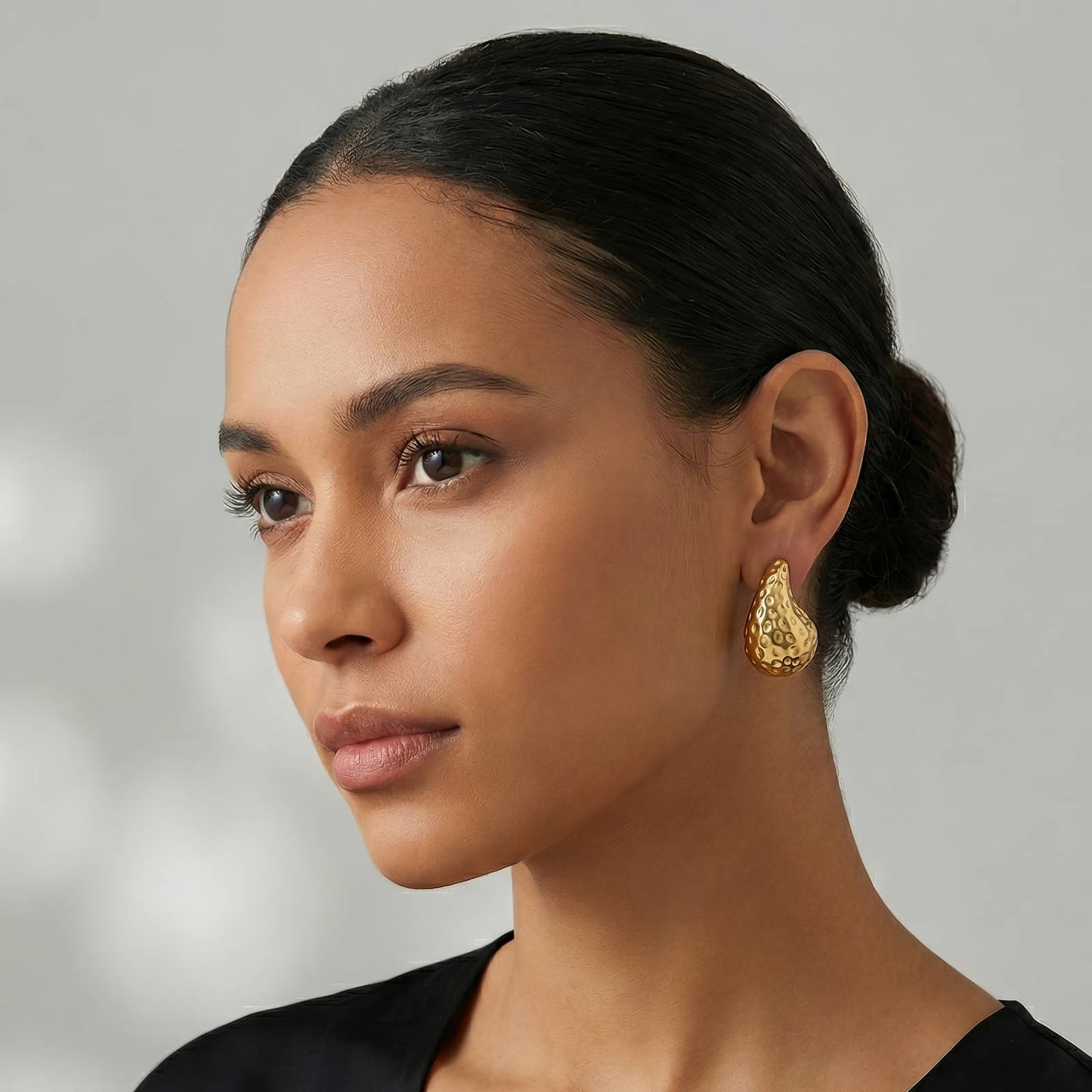 Teardrop Hoop Earrings