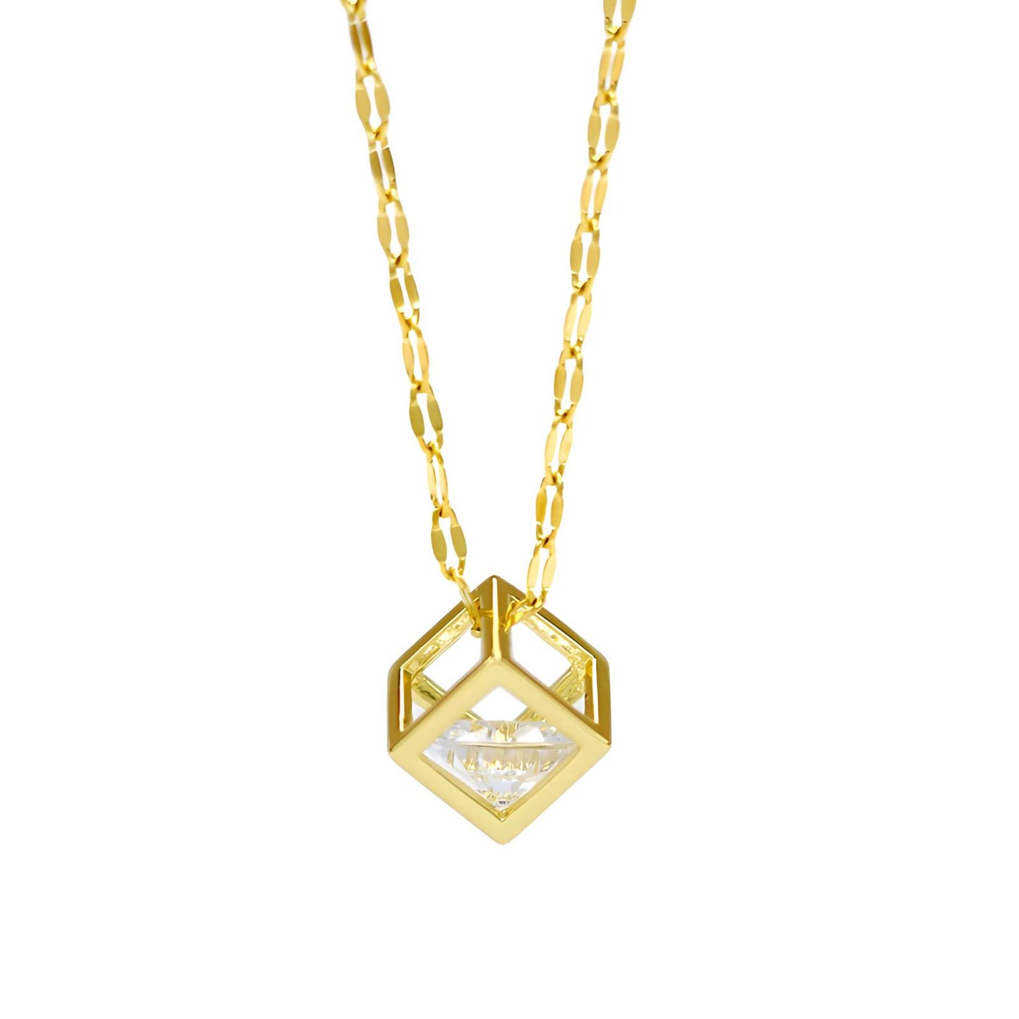 Lumière Cube Necklace