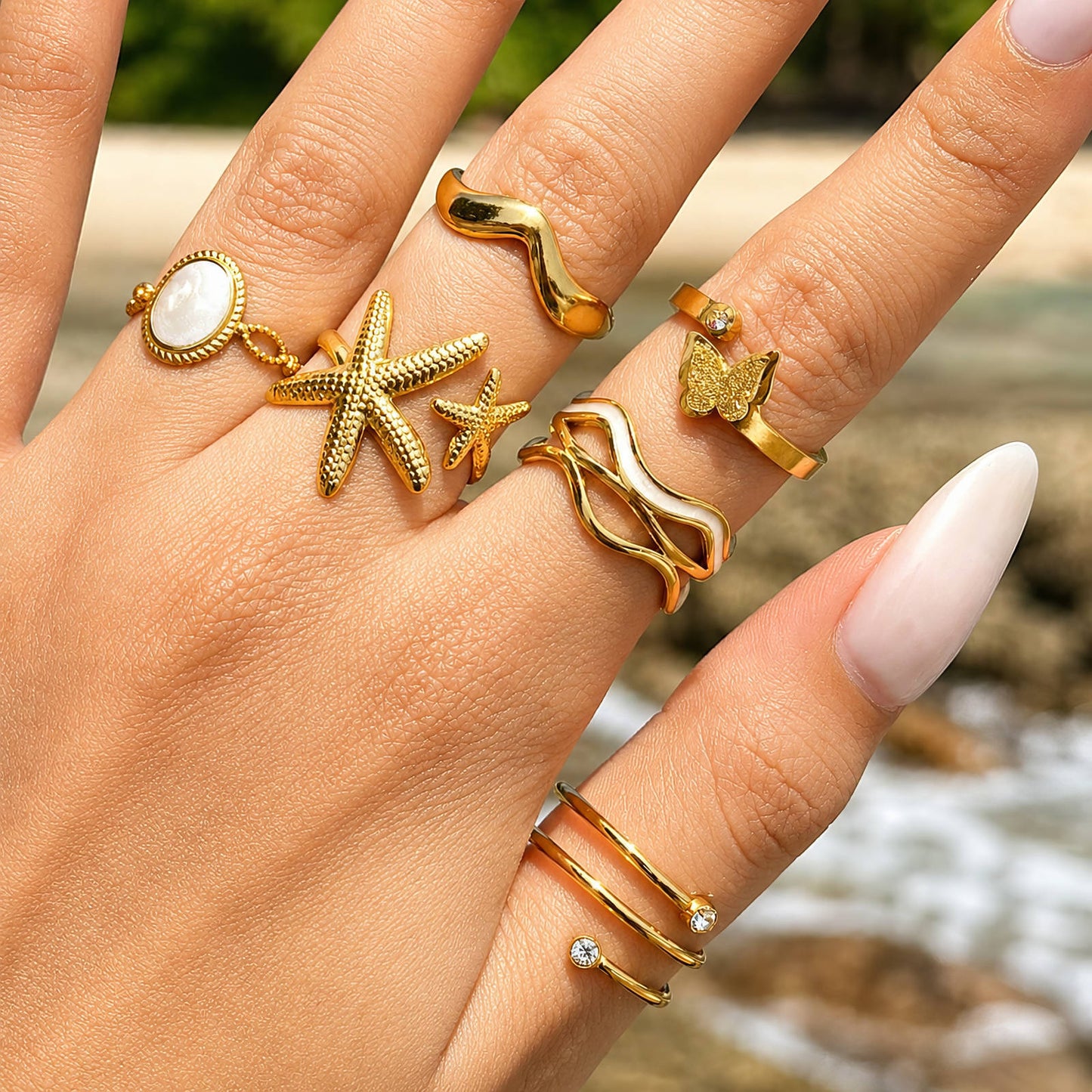 Open Butterfly Ring