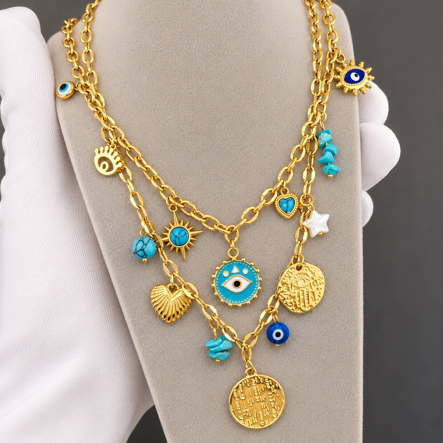 Mini Evil Eye Necklace