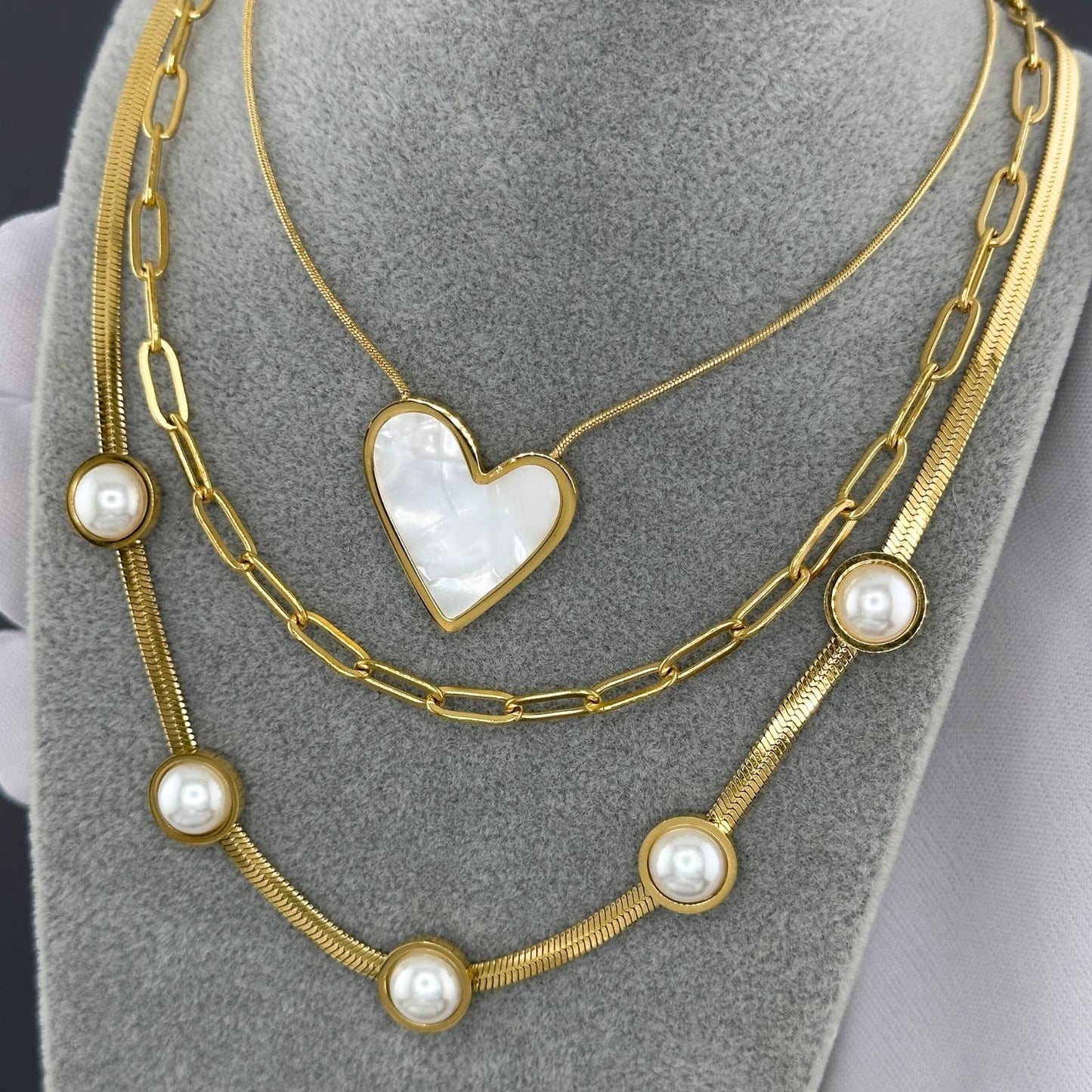 Oval link chain necklace