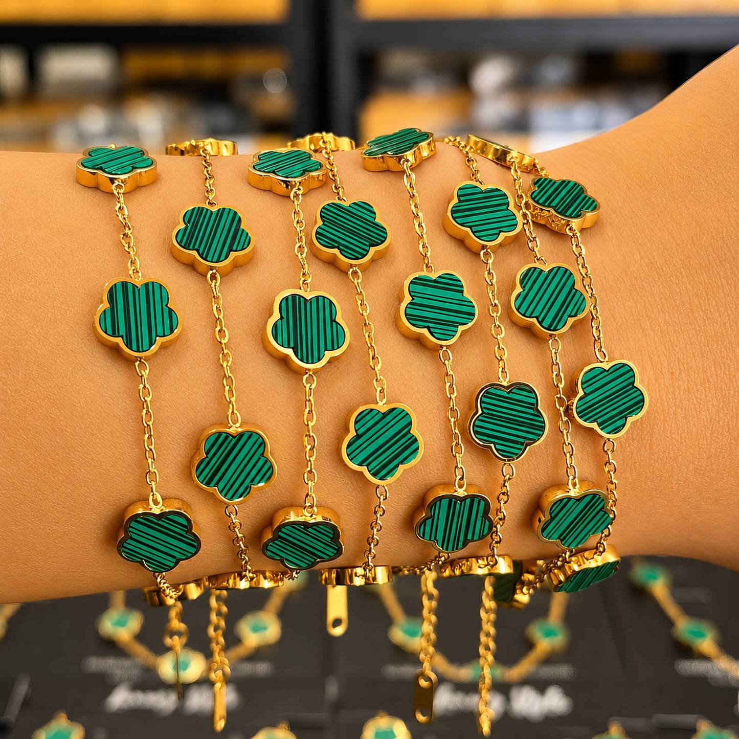 Flower Charm Bracelet