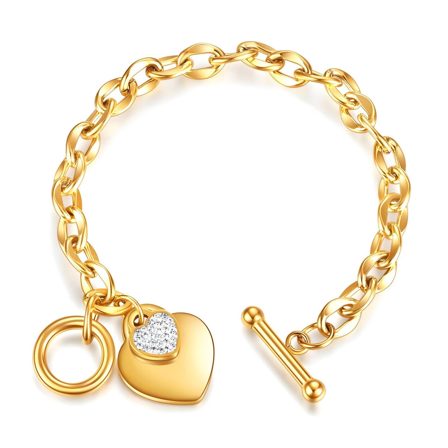 Waterproof gold bracelets from Jemera Jewelry
