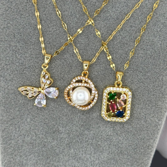 Butterfly Pendant Necklace