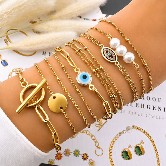 Evil Eye Chain Bracelet