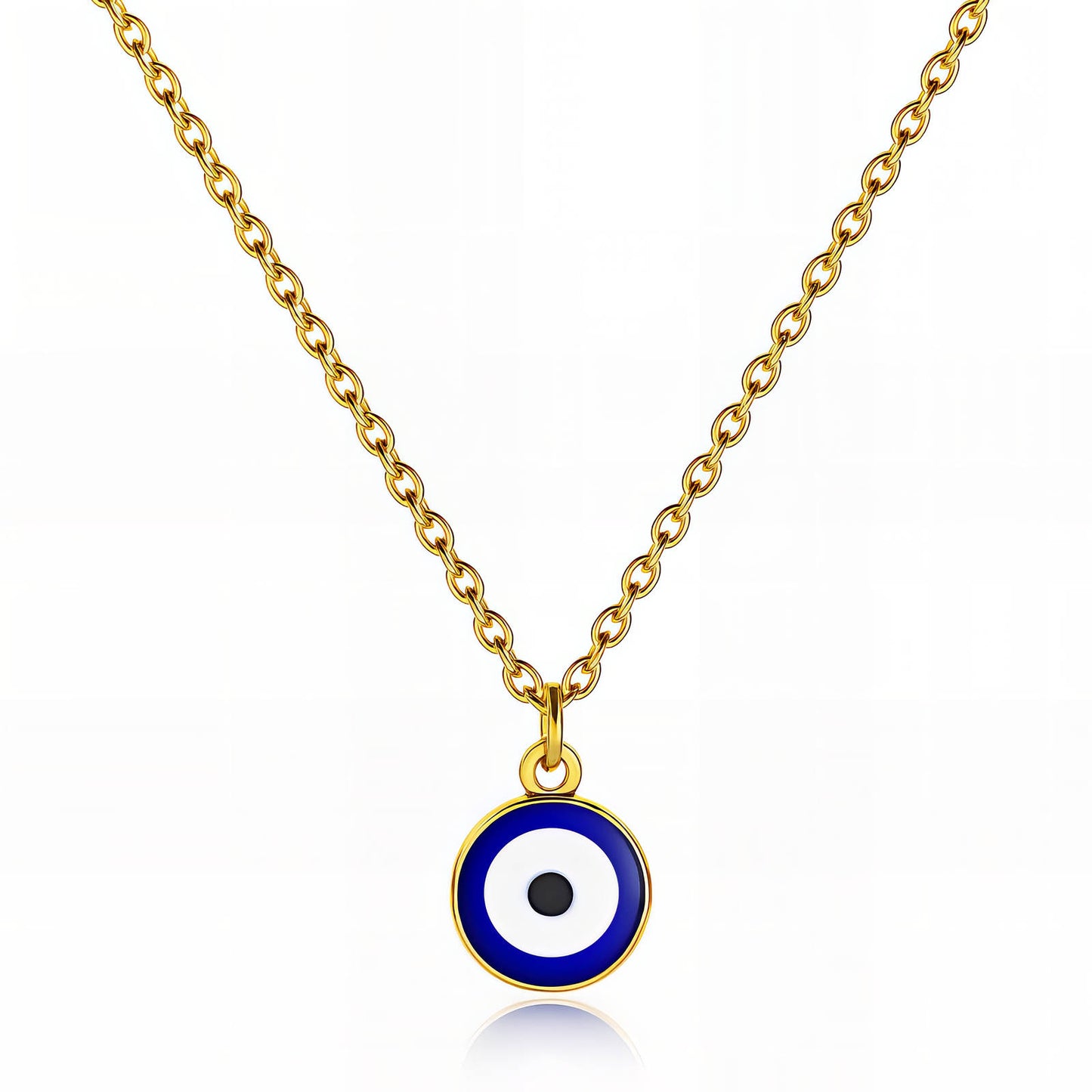 Radiant Evil Eye Pendant Necklace