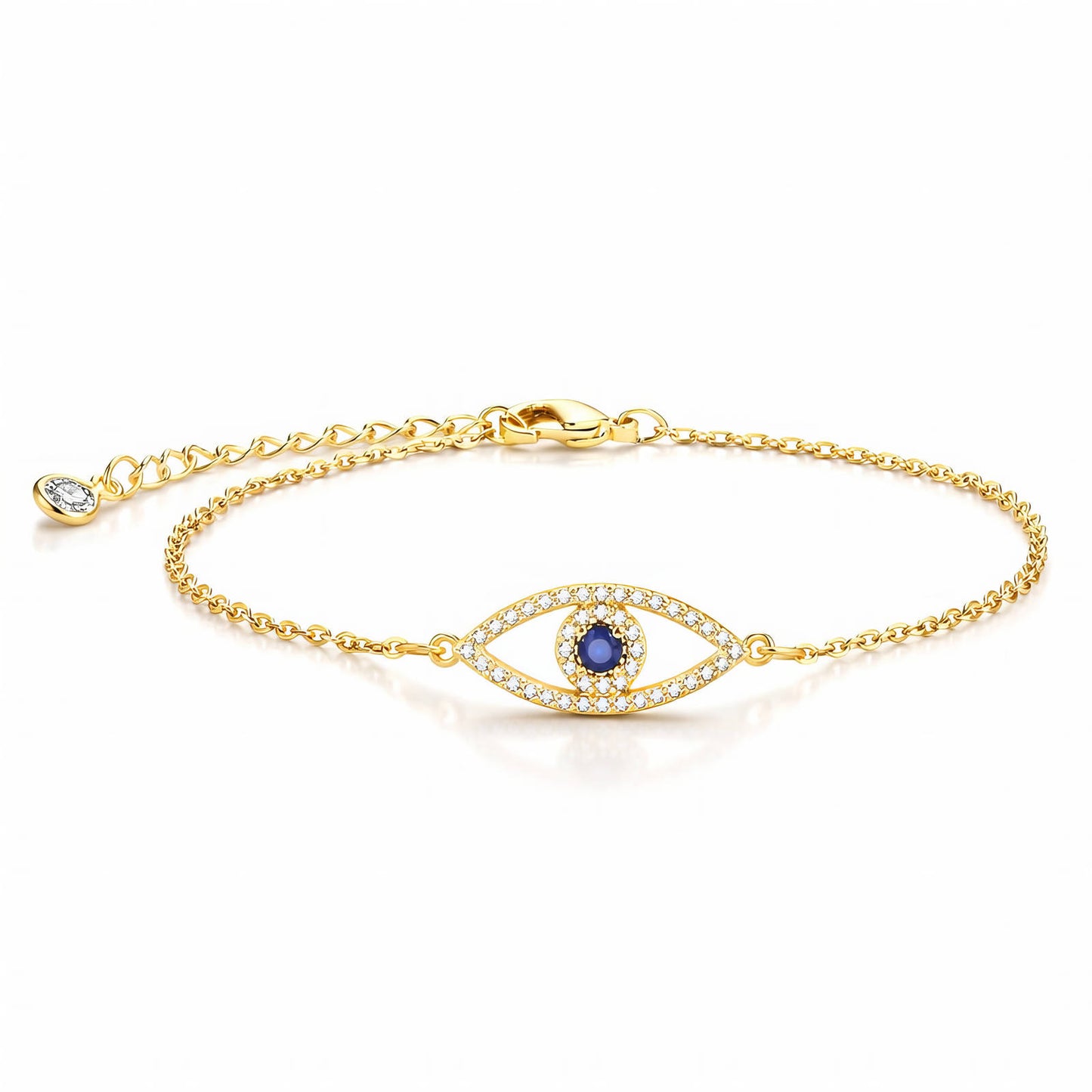 Radiant Evil Eye Chain Bracelet