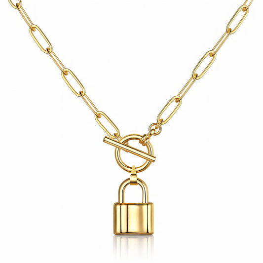 Lock Pendant Necklace