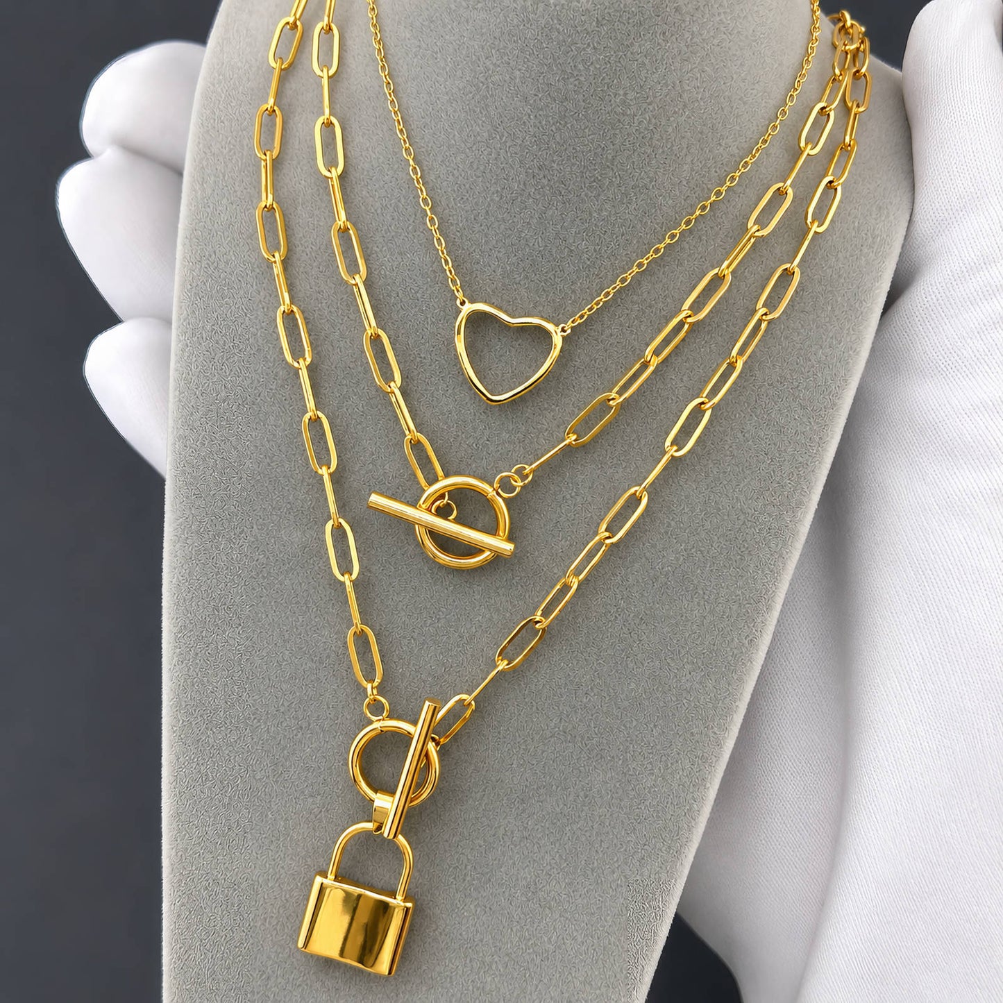 Lock Pendant Necklace