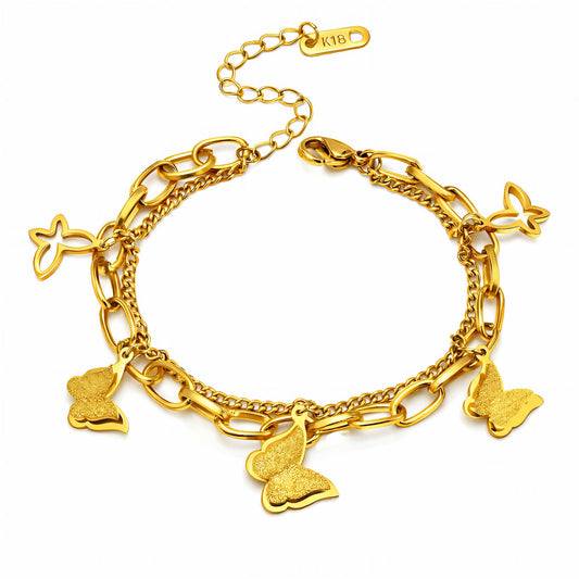Butterfly Charm Bracelet
