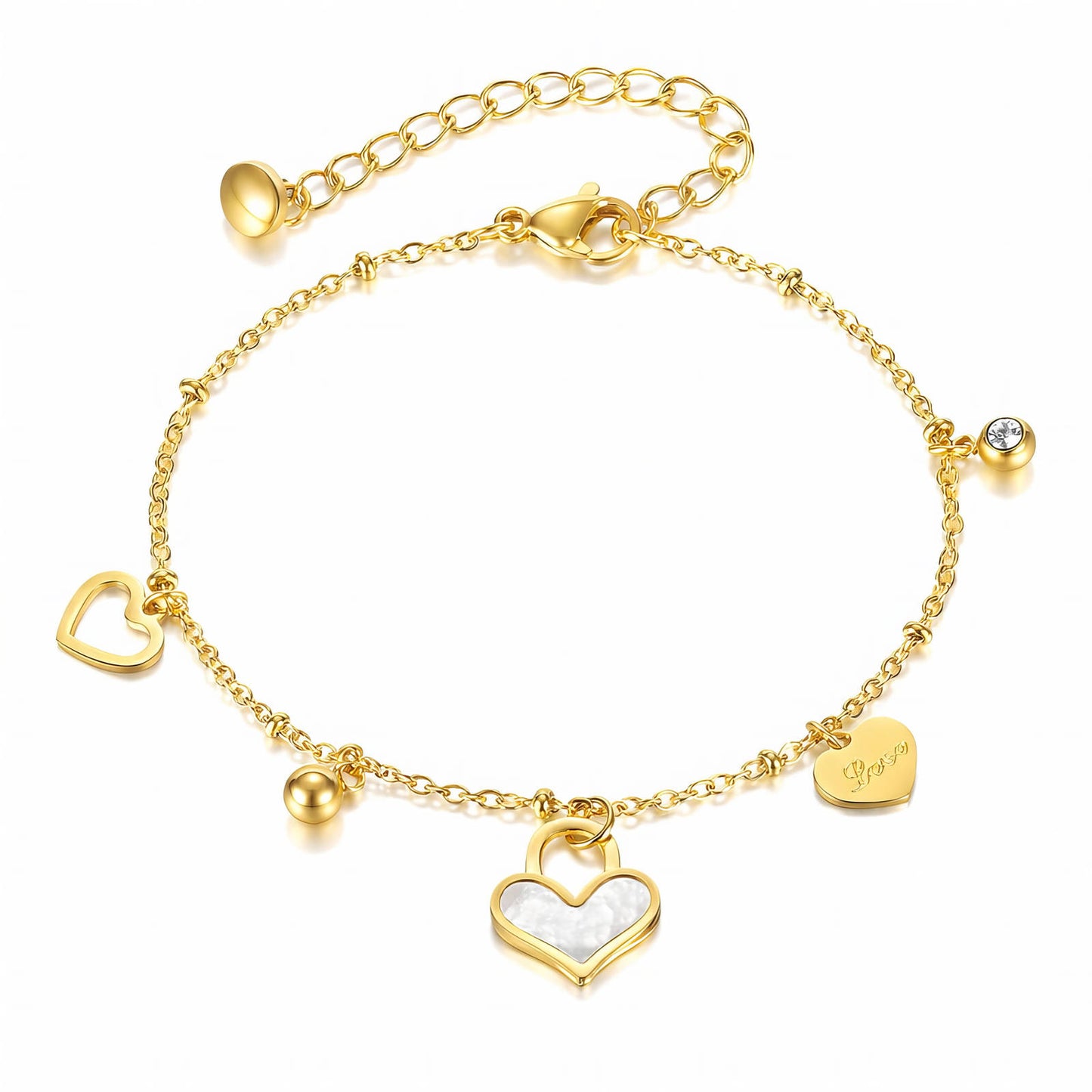 Heart Link Bracelet