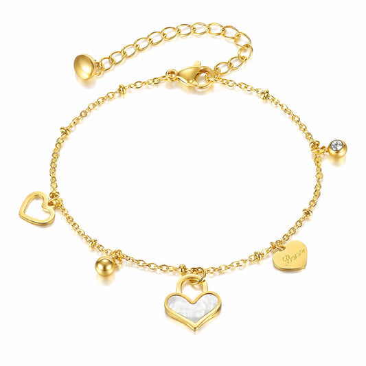 Heart Link Bracelet
