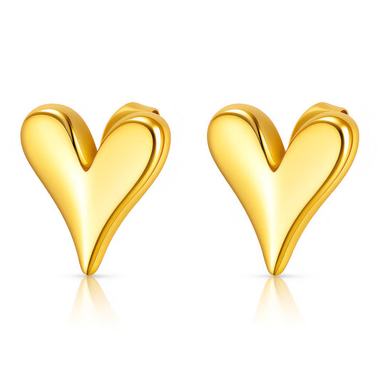 Mini Heart Stud Earrings