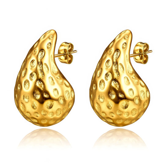 Teardrop Hoop Earrings