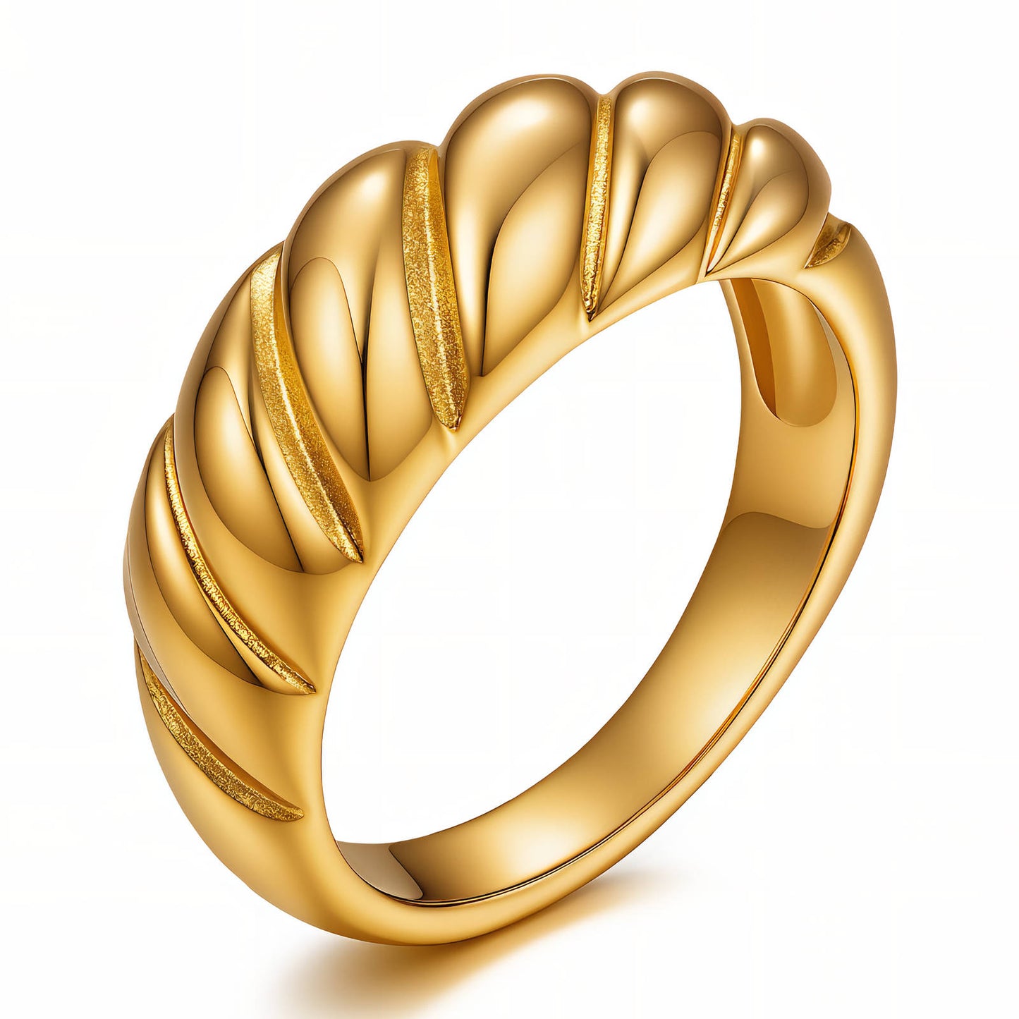 Chunky Croissant Ring