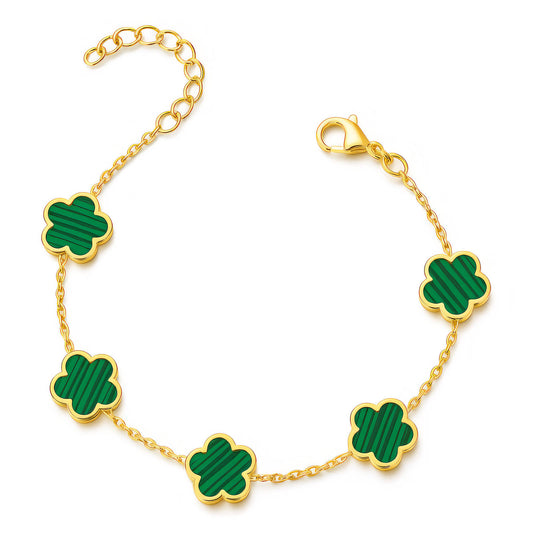 Flower Charm Bracelet