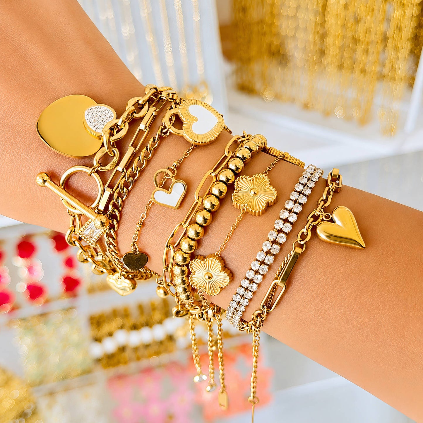 Heart Toggle Bracelet