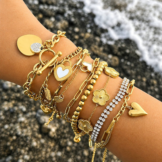 Heart Toggle Bracelet