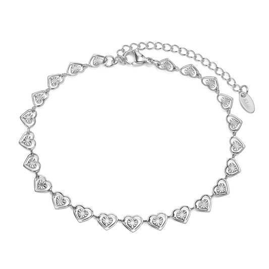 Golden Heart Chain Bracelet