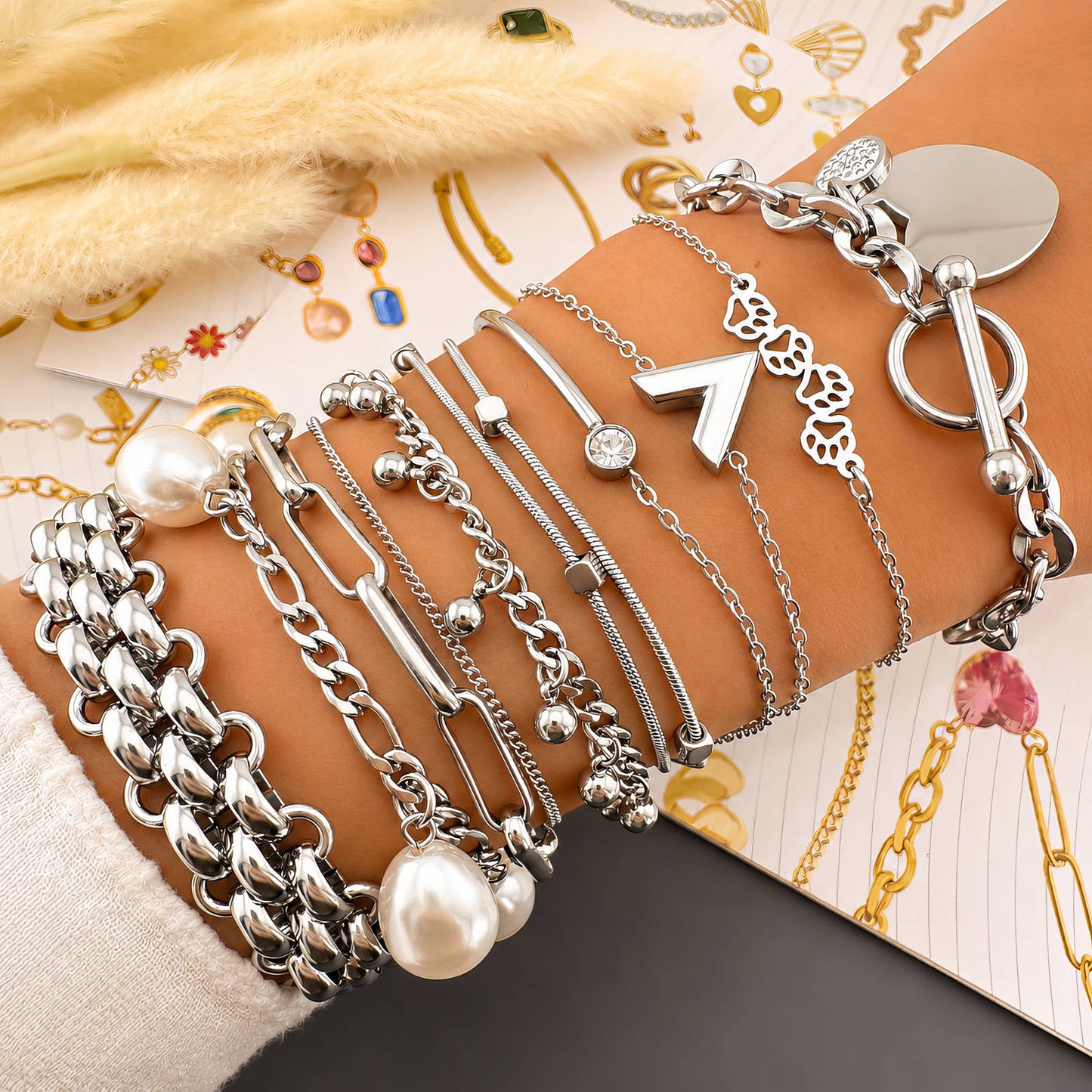 Polished Heart Bracelet