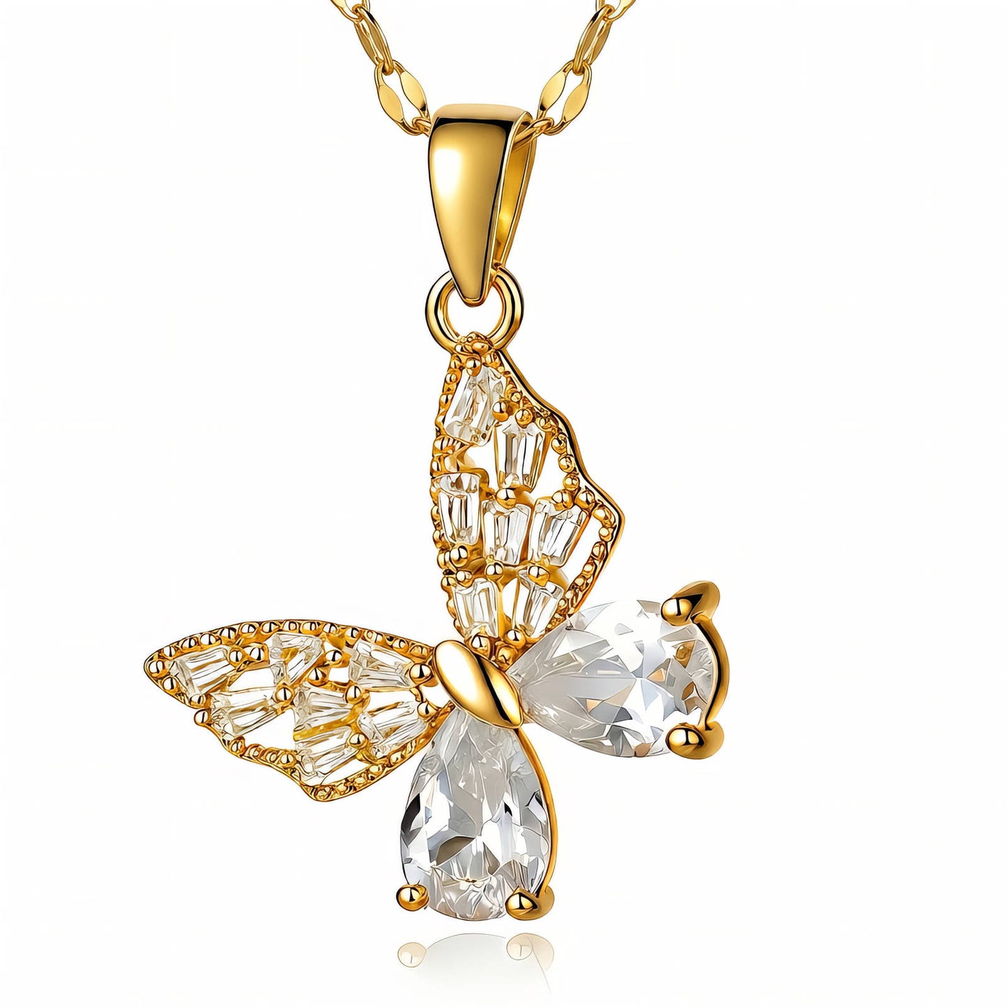 Butterfly Pendant Necklace