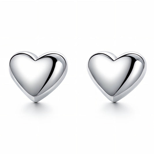 Heart Hoop Earrings