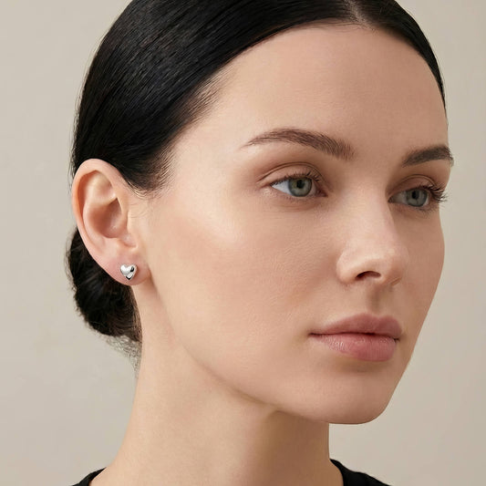 Heart Hoop Earrings
