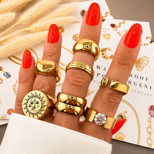 Polished Heart Ring