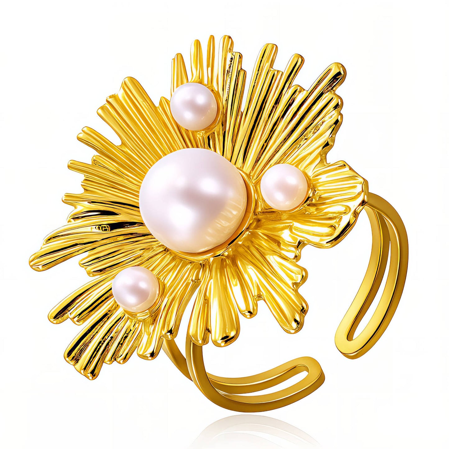 Pearl Flower Bloom Ring