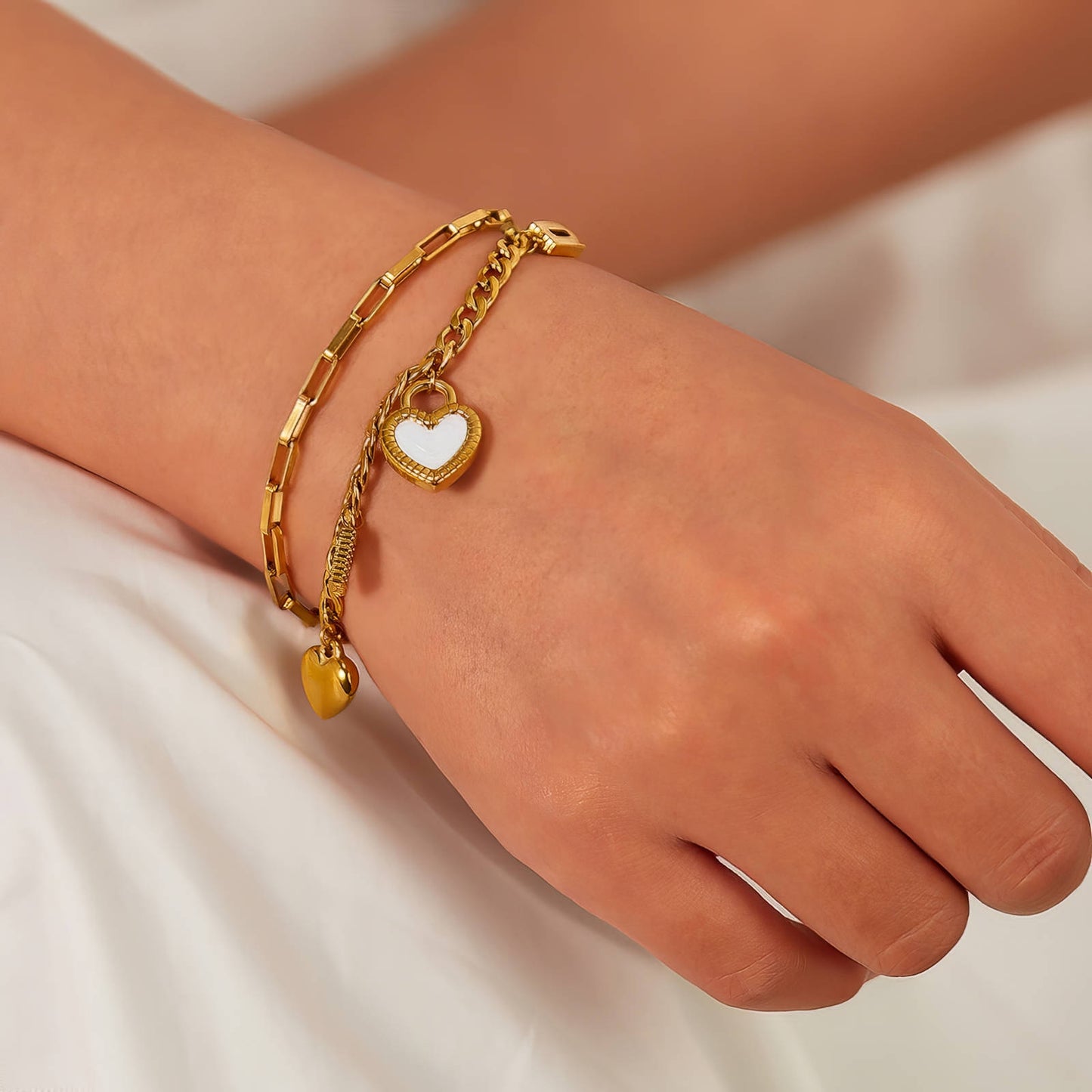 Heart Toggle Bracelet