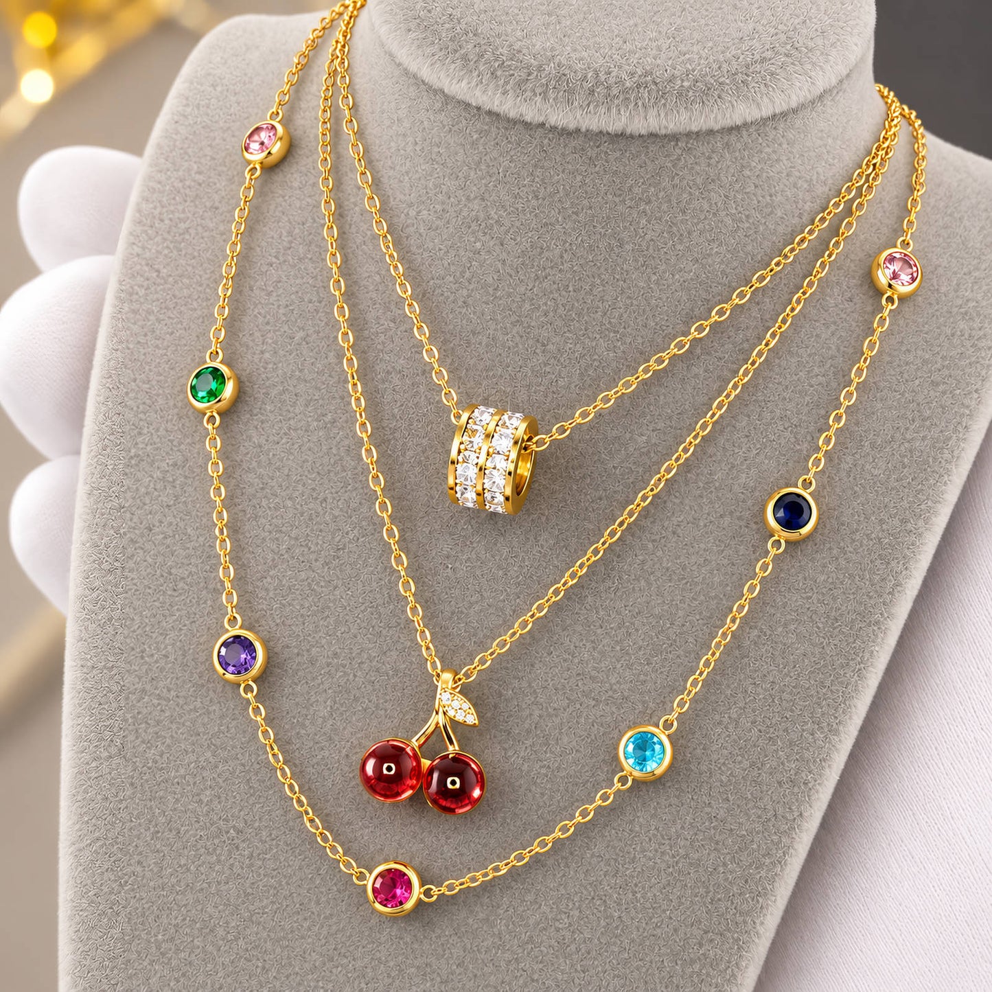 Cherry Charm Necklace