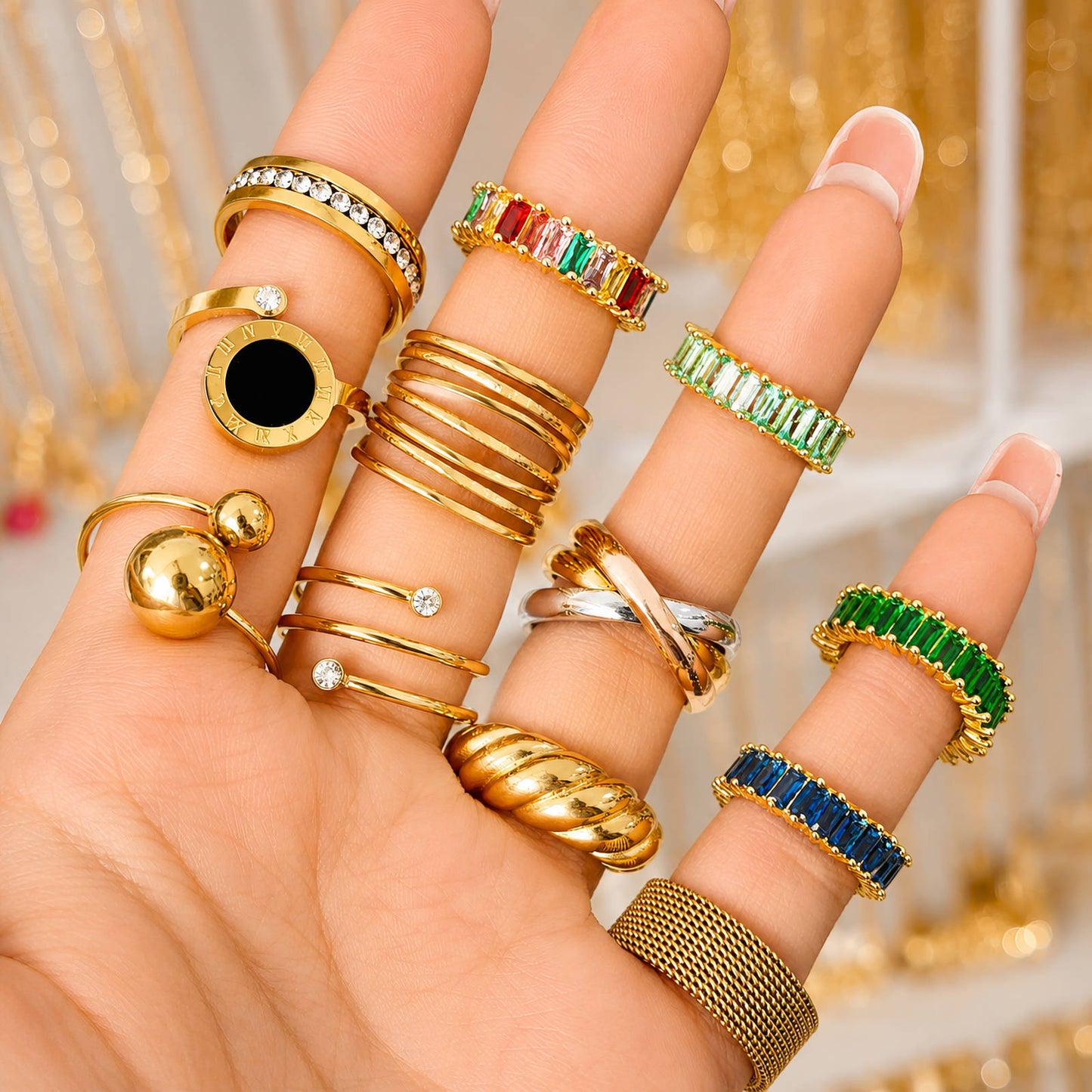 Chunky Croissant Ring