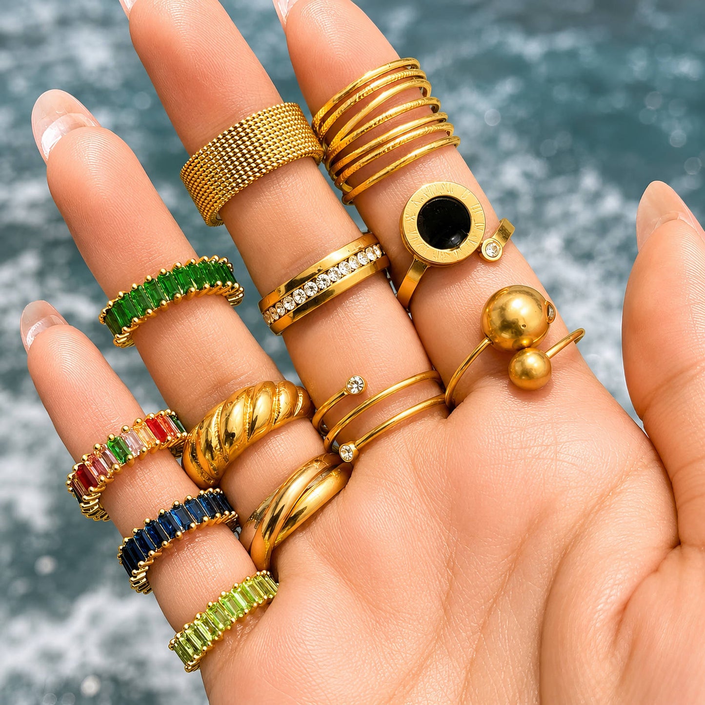 Chunky Croissant Ring