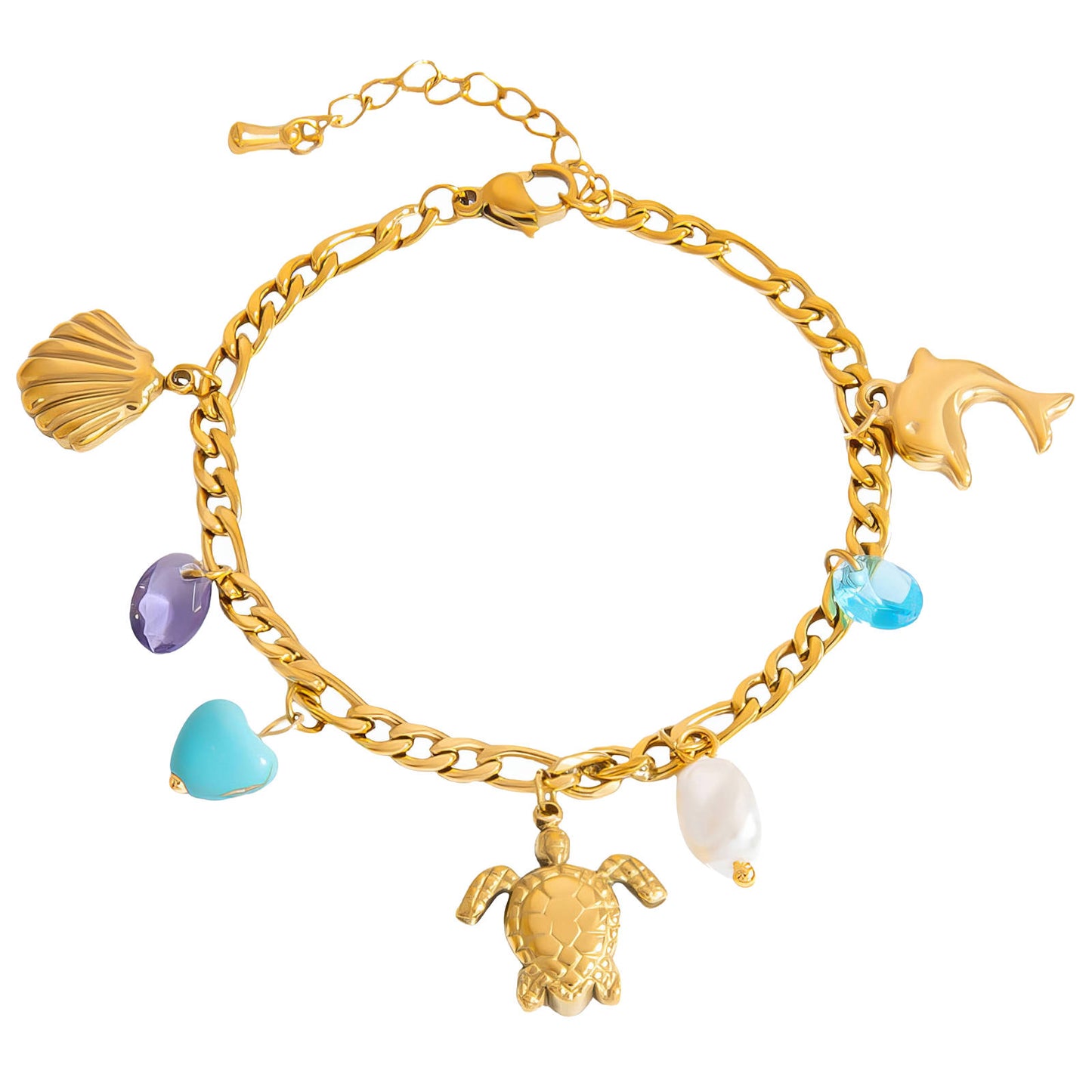 Turtle Charm Bracelet