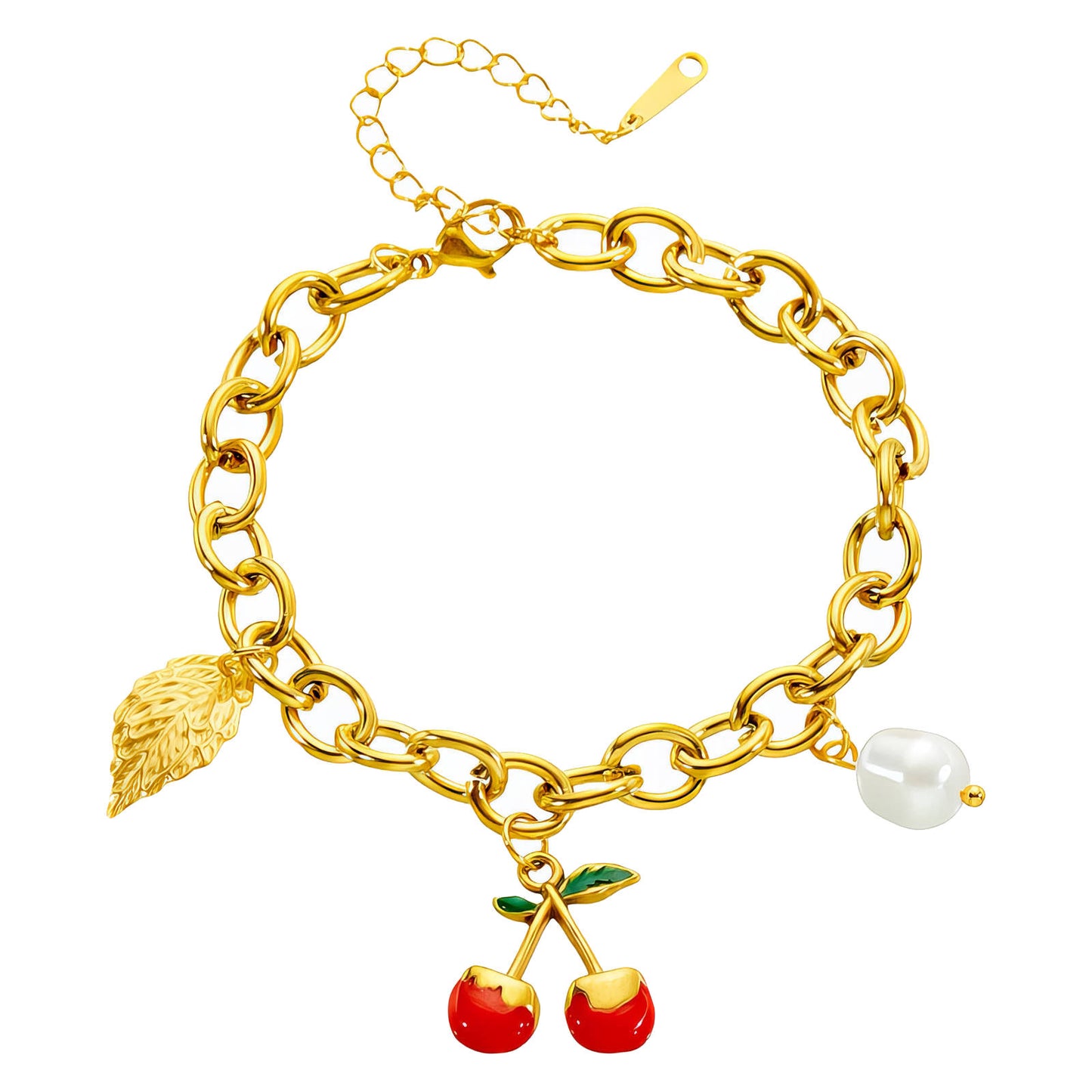 Cherry Chain Bracelet