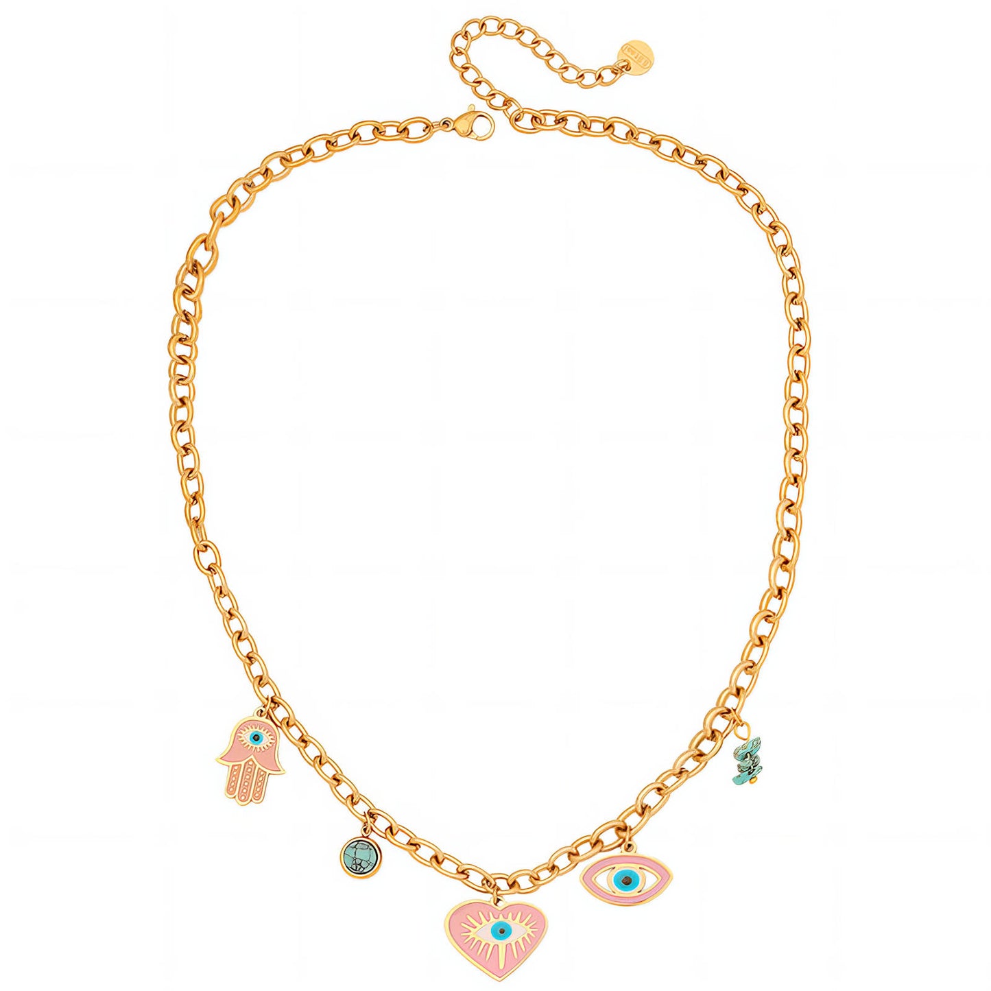 Layered Evil Eye Necklace