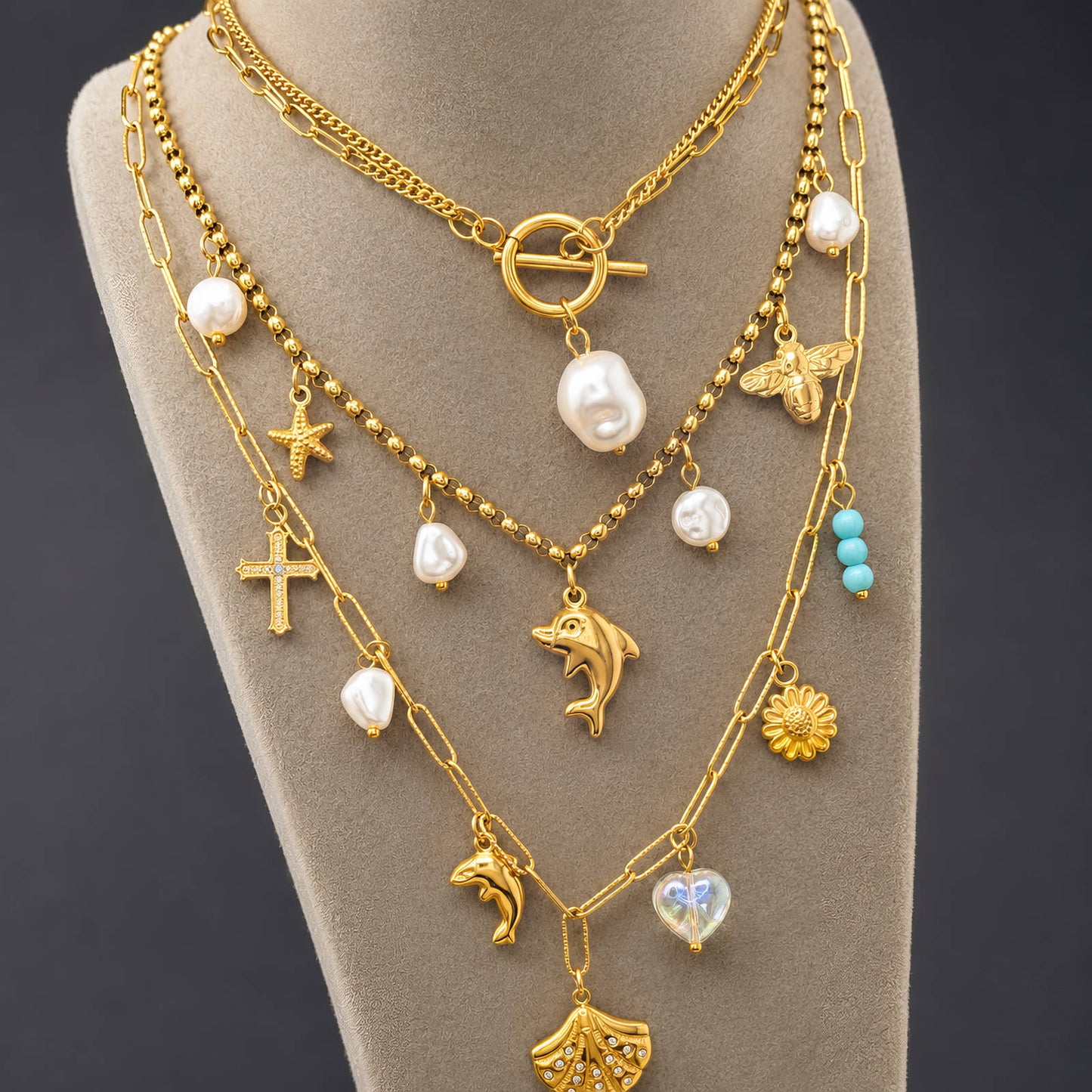 Dolphin Charm Necklace