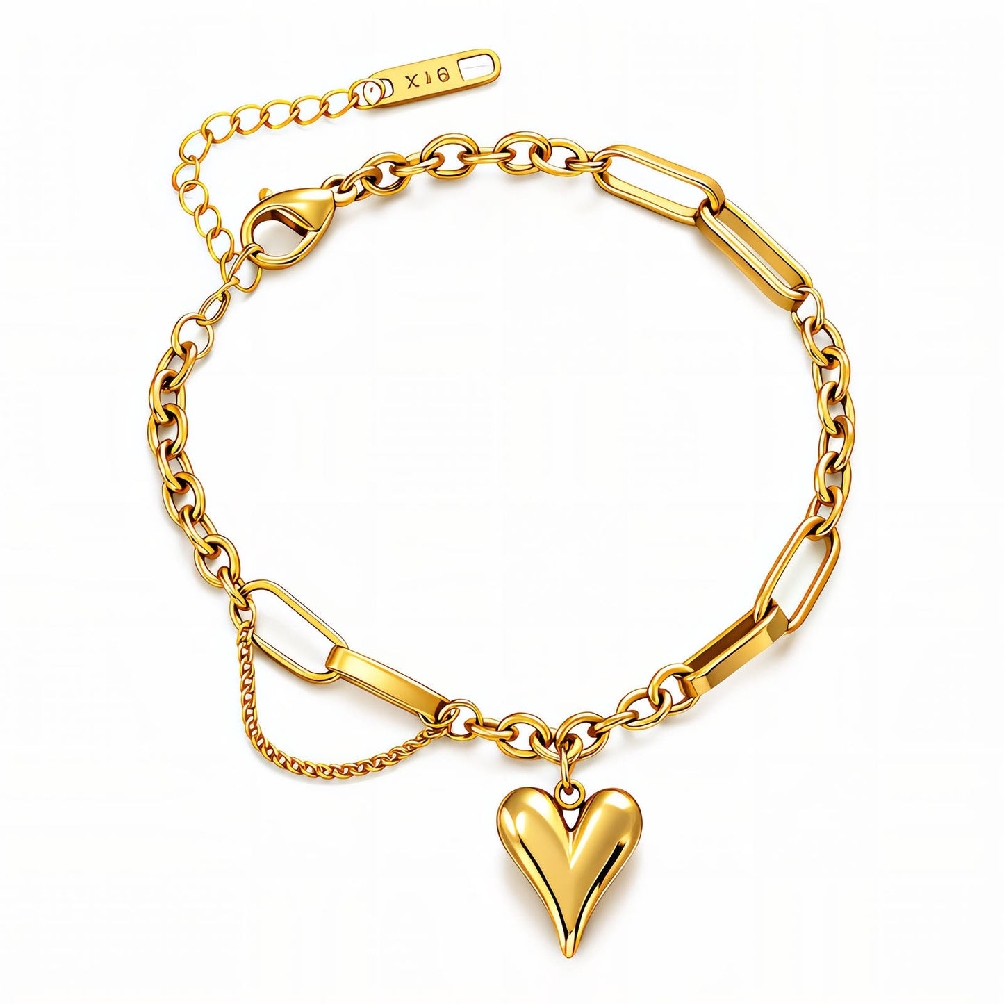 Heart Chain Bracelet