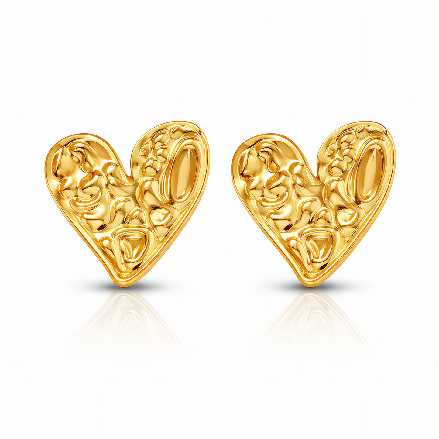 Heart Glow Stud Earrings