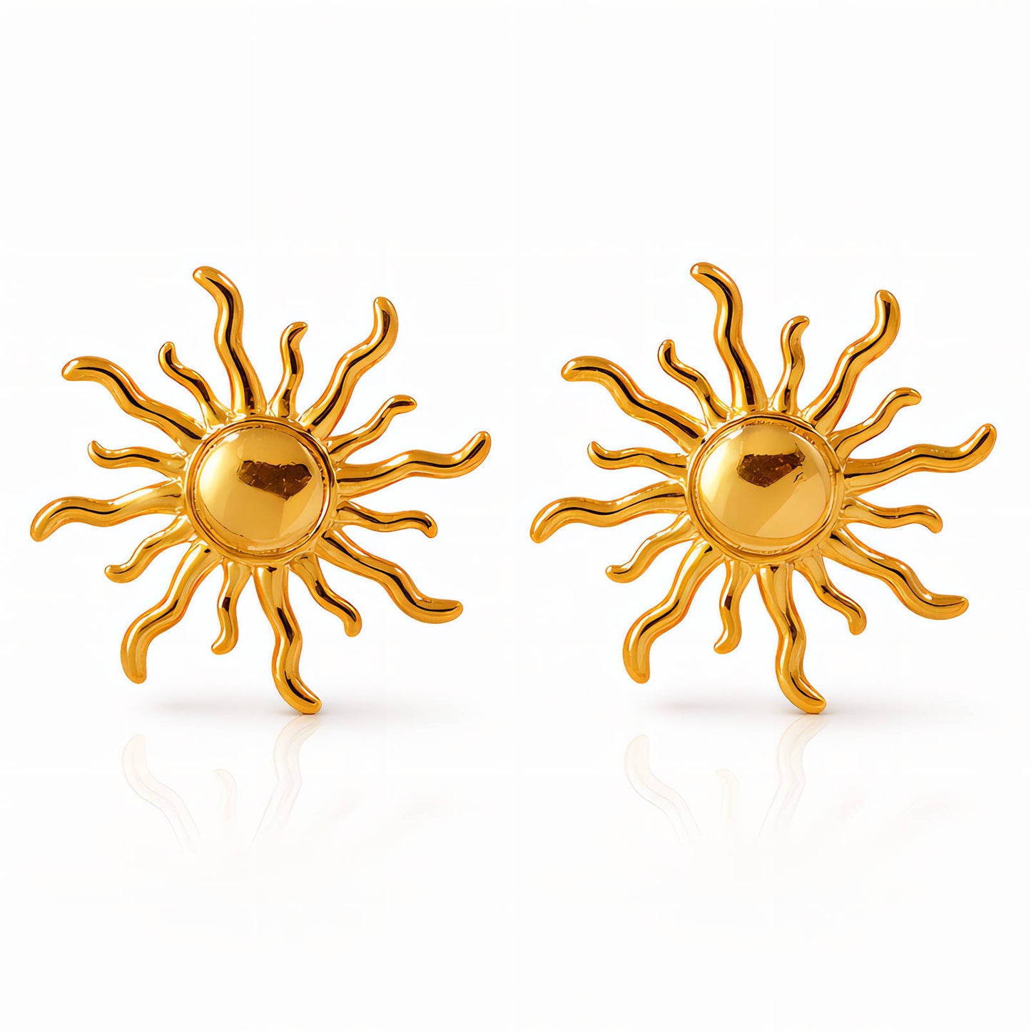 Sunburst Stud Earrings