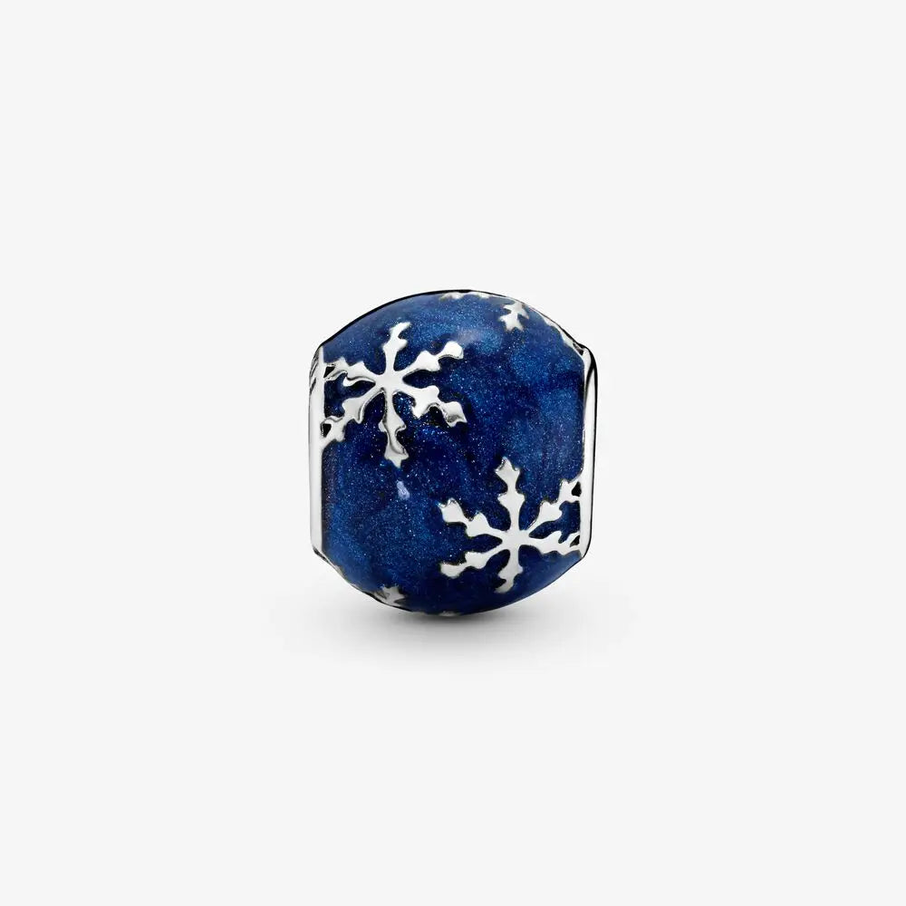 Blue Snowflake Charm